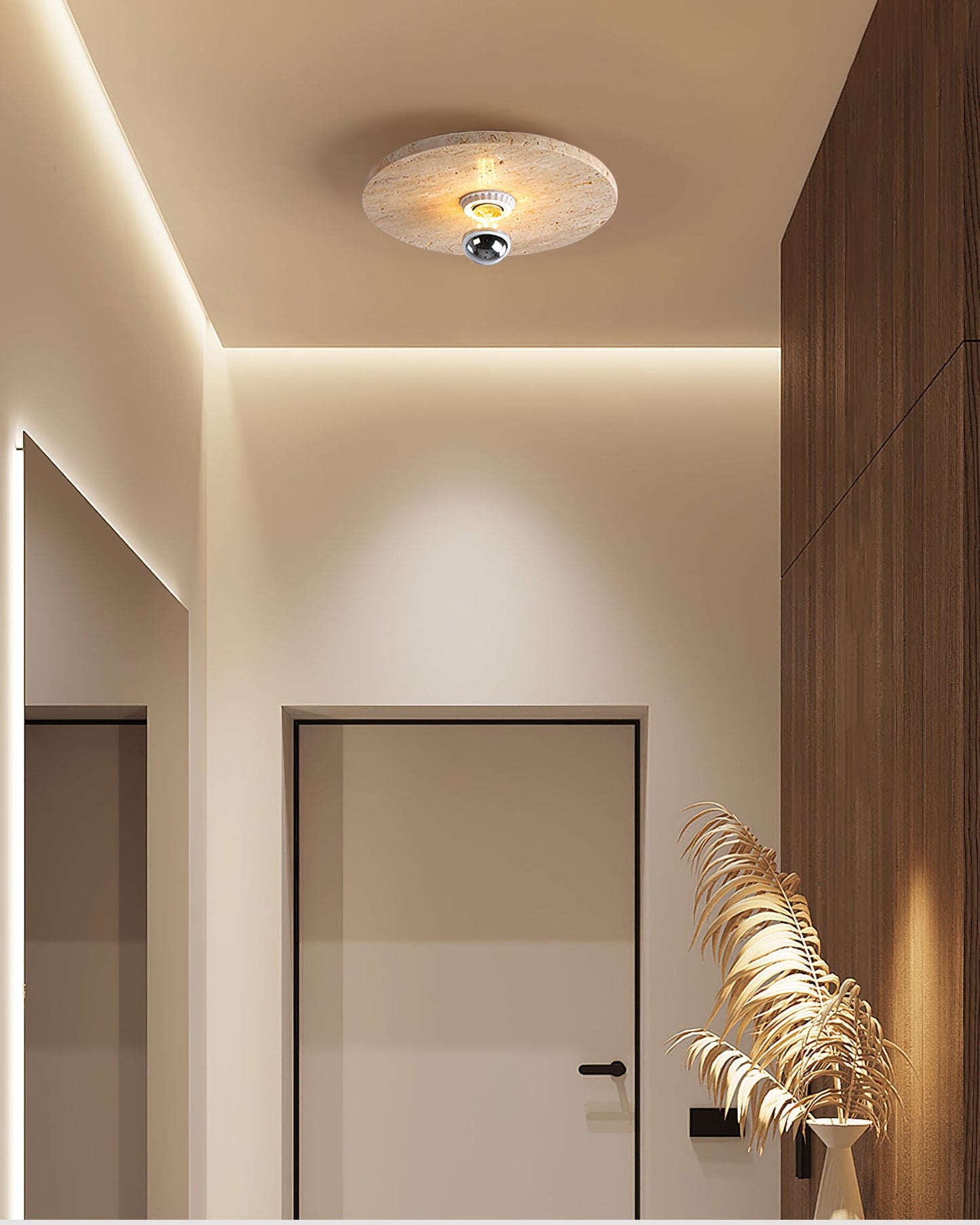 Avize Travertine Ceiling Lamp