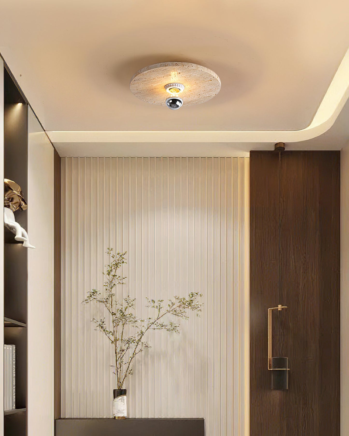 Avize Travertine Ceiling Lamp