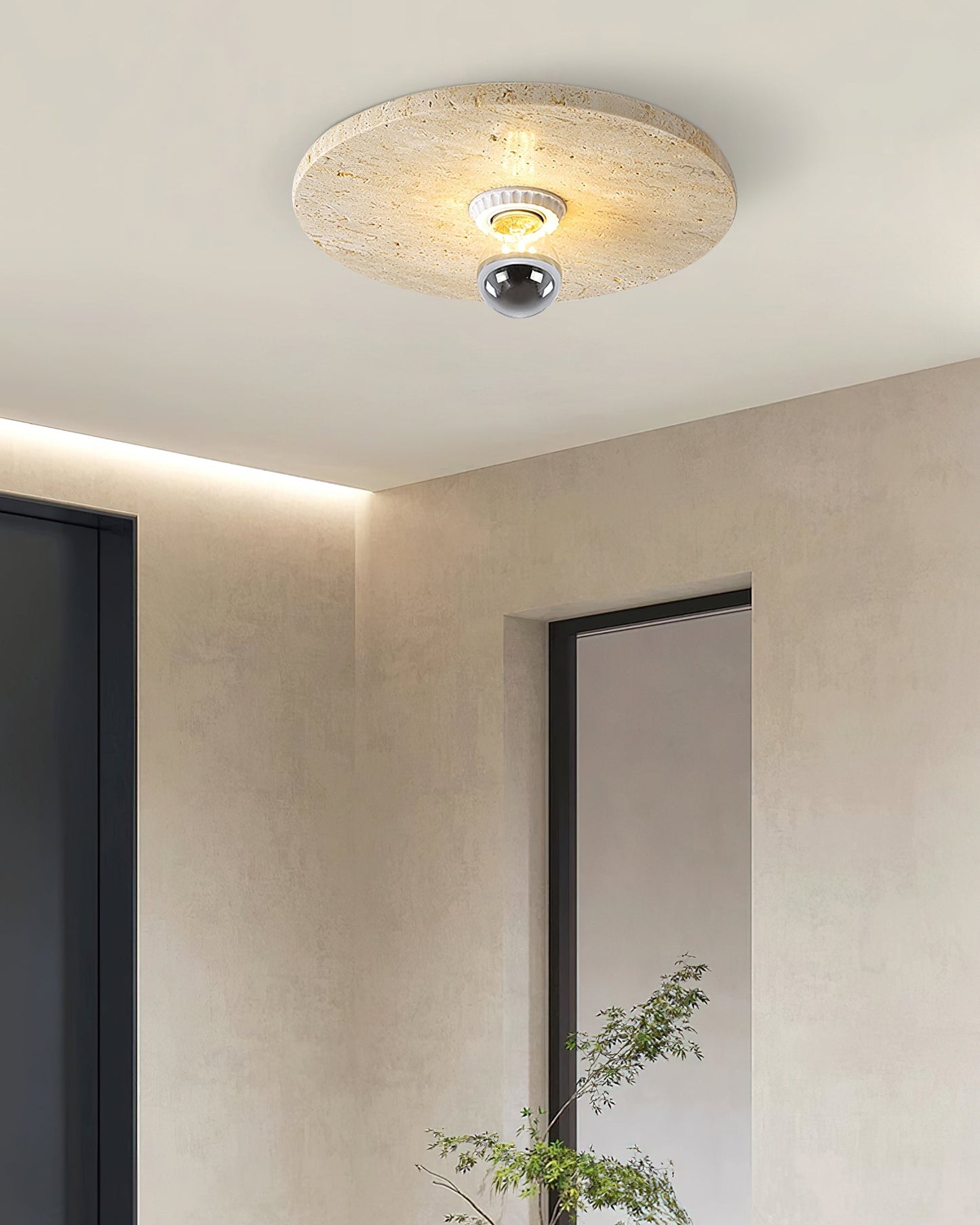 Avize Travertine Ceiling Lamp