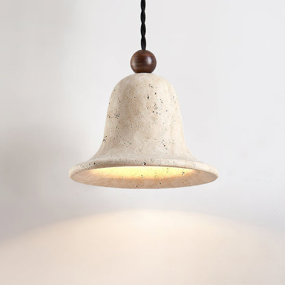 Bell Travertine Pendant Light