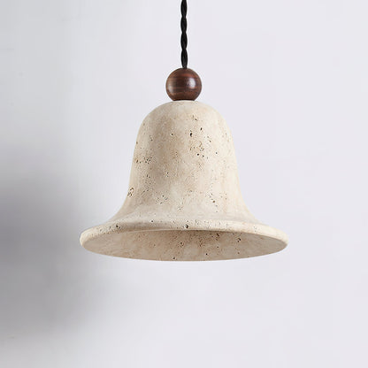 Bell Travertine Pendant Light