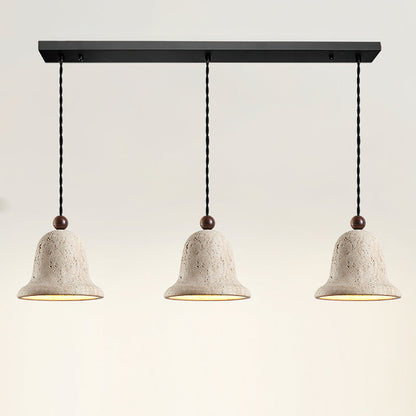 Bell Travertine Pendant Light