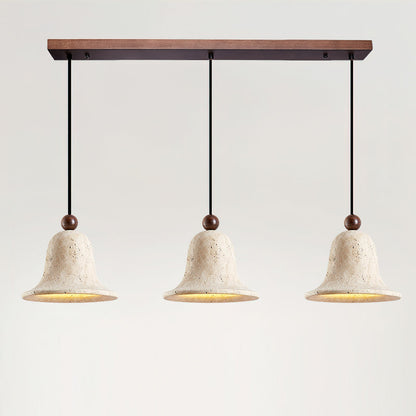 Bell Travertine Pendant Light