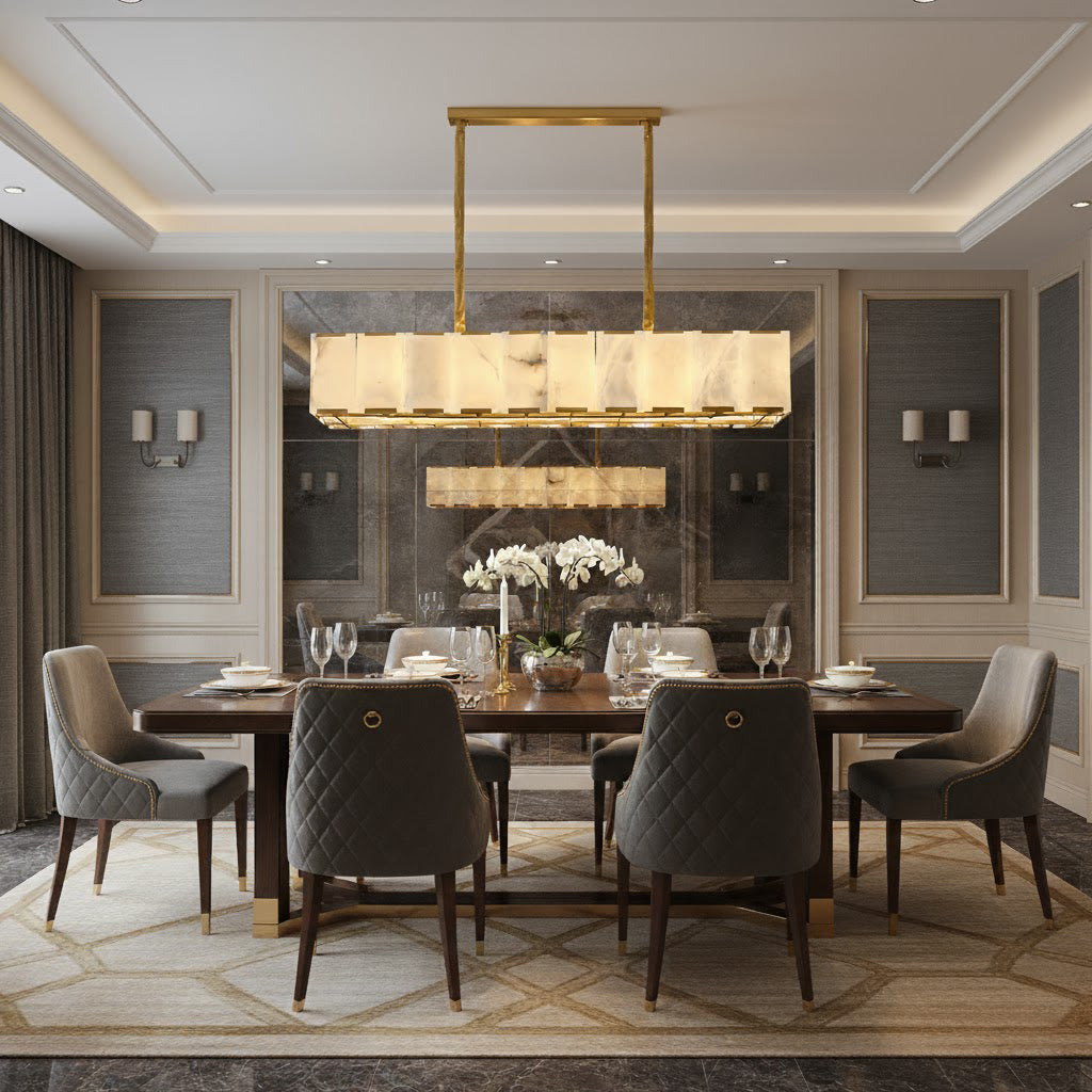 Bernardi Alabaster Chandelier