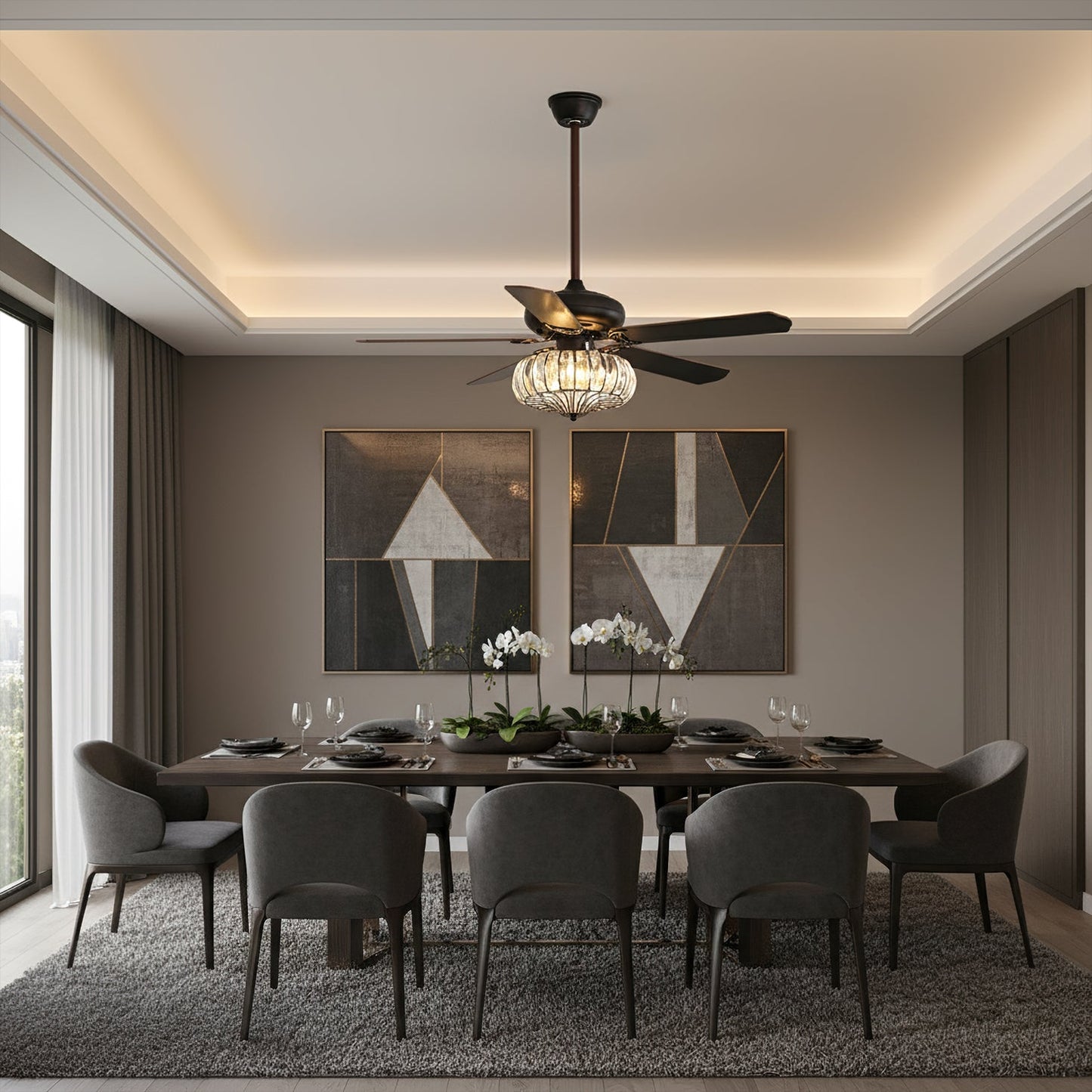 Bernardino Ceiling Fan Light