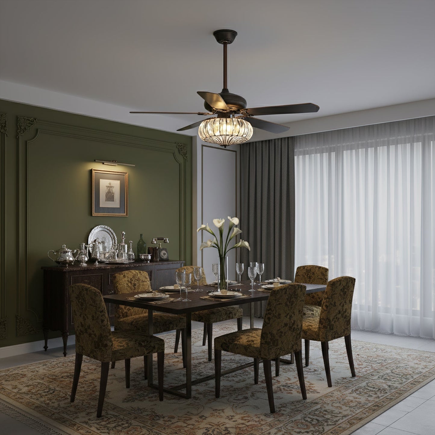 Bernardino Ceiling Fan Light