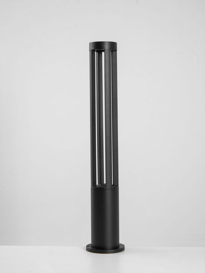 Black Cylindrical Garden Outdoor Light