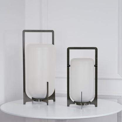 Steel Twilight Lantern Table Light