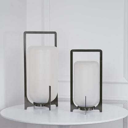 Steel Twilight Lantern Table Light