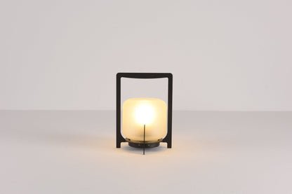 Black Twilight Lantern Table Lamp