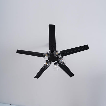 Black Vintage Ceiling Fan Light