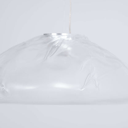 Blown Glass Mesh Pendant Light