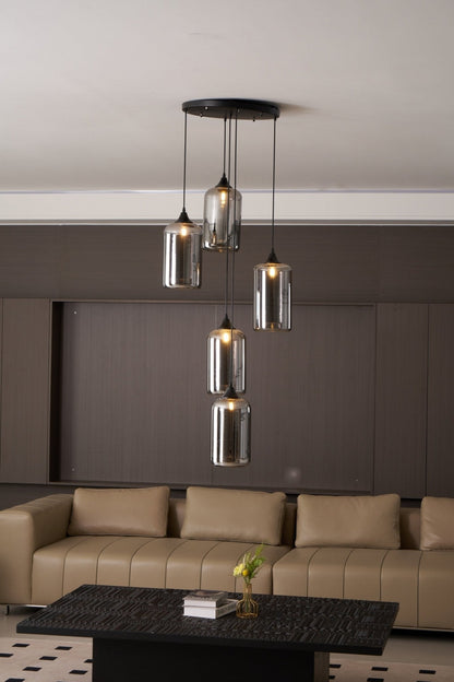 Bottle Glass Pendant Light