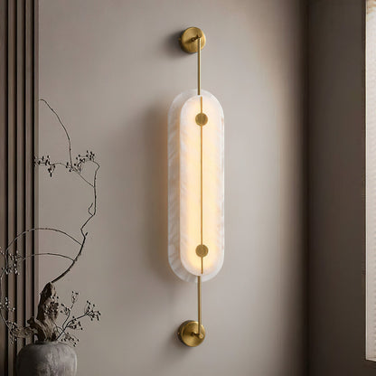 Brace Alabaster Wall Lamp