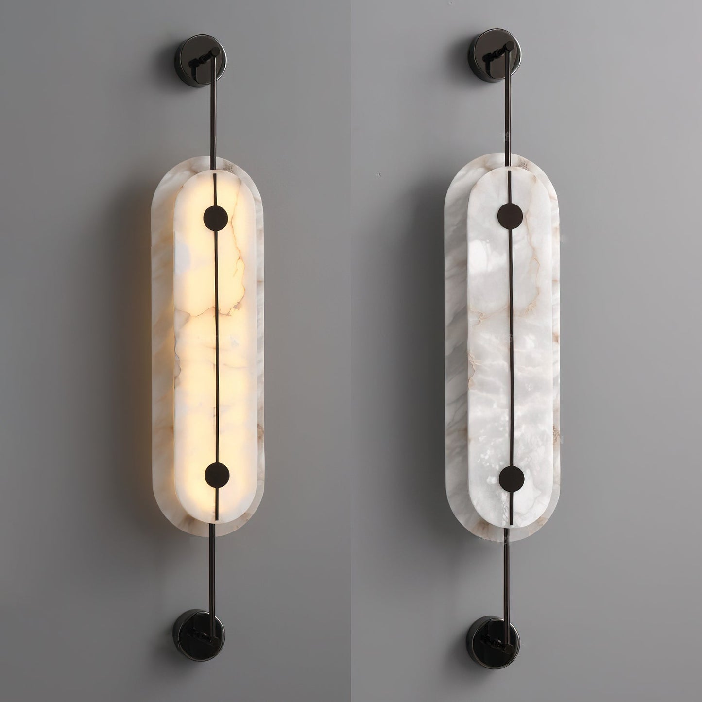 Brace Alabaster Wall Lamp