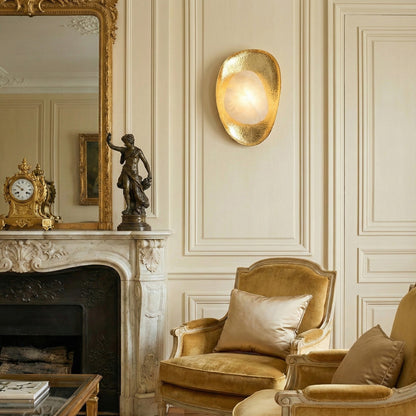 Brace Alabaster Wall Lamp