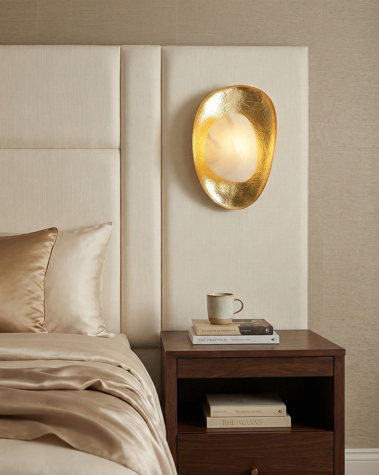 Brace Alabaster Wall Lamp