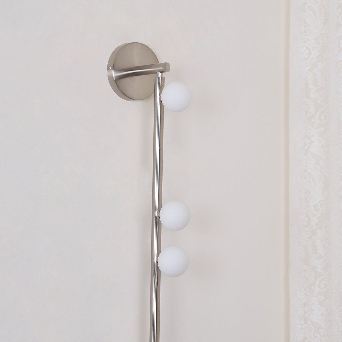 Brass Glass Tube Wall Lamp
