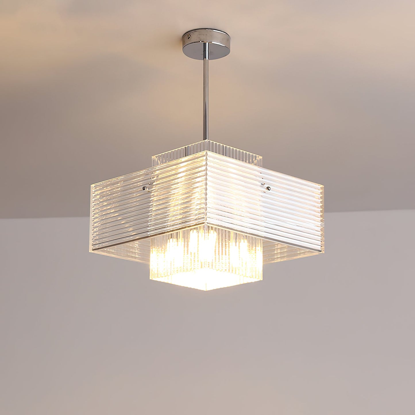 Brenna Glass Chandelier