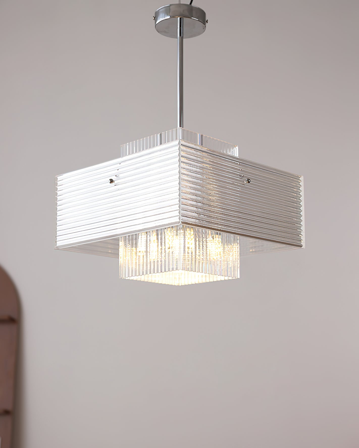 Brenna Glass Chandelier