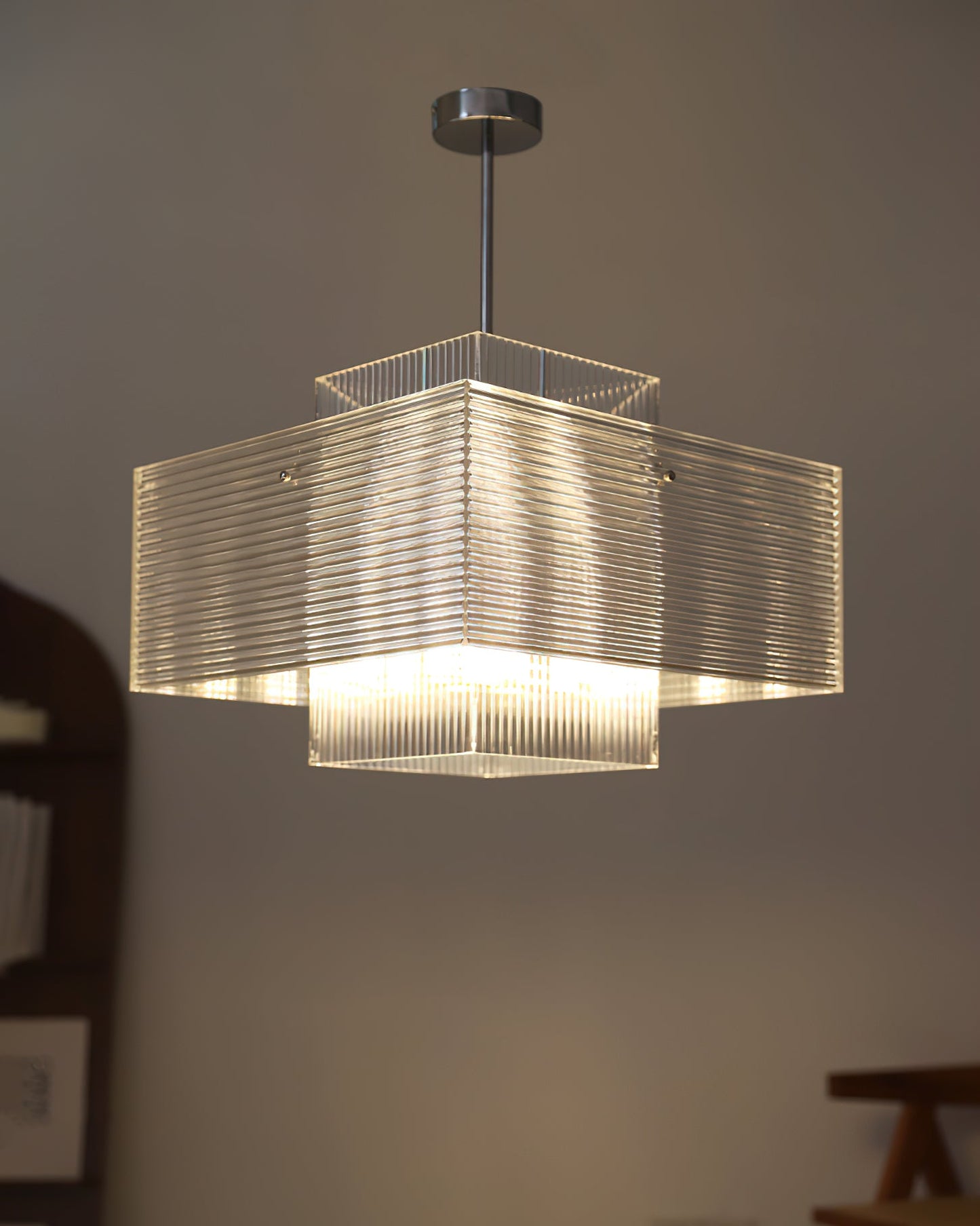 Brenna Glass Chandelier