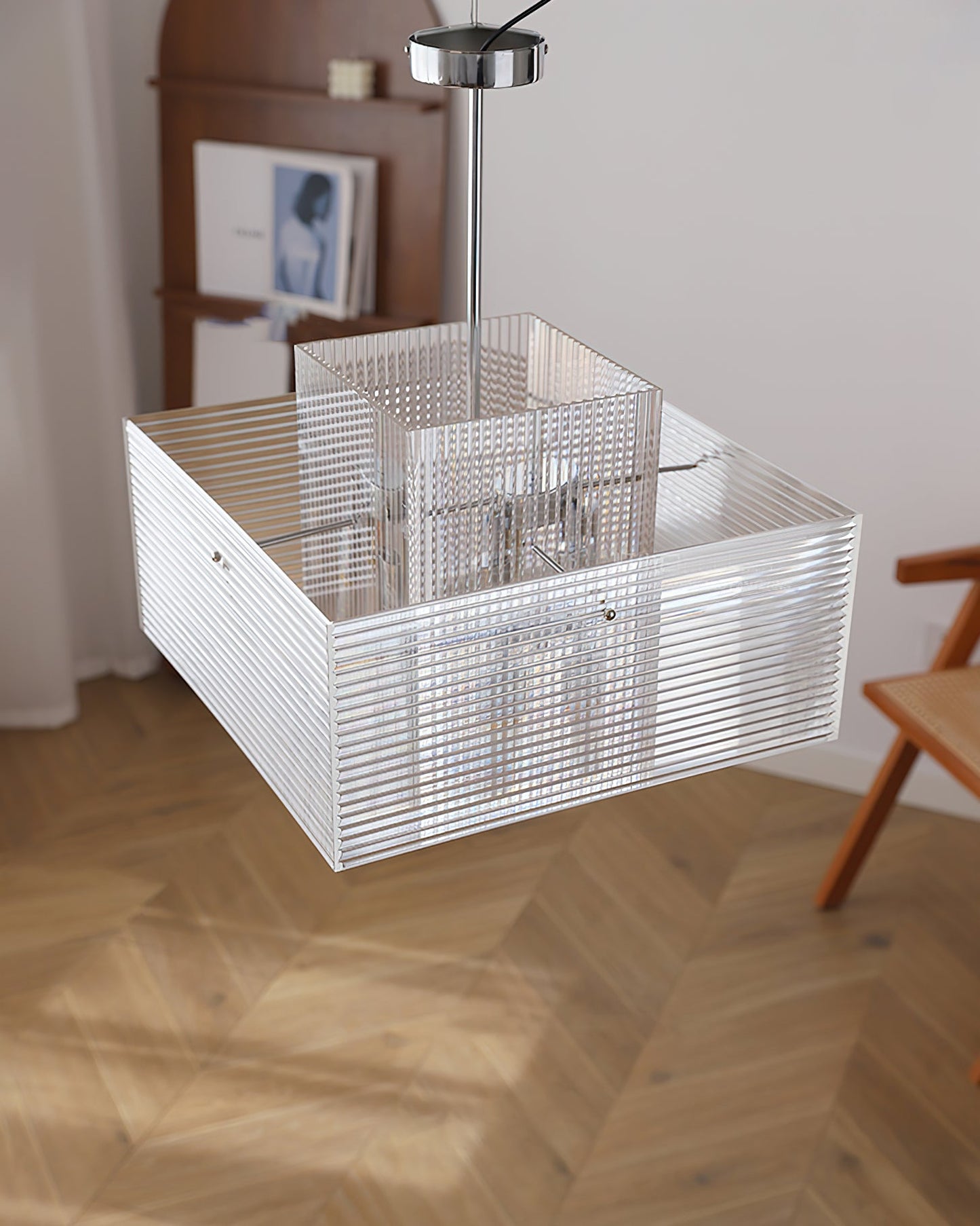 Brenna Glass Chandelier