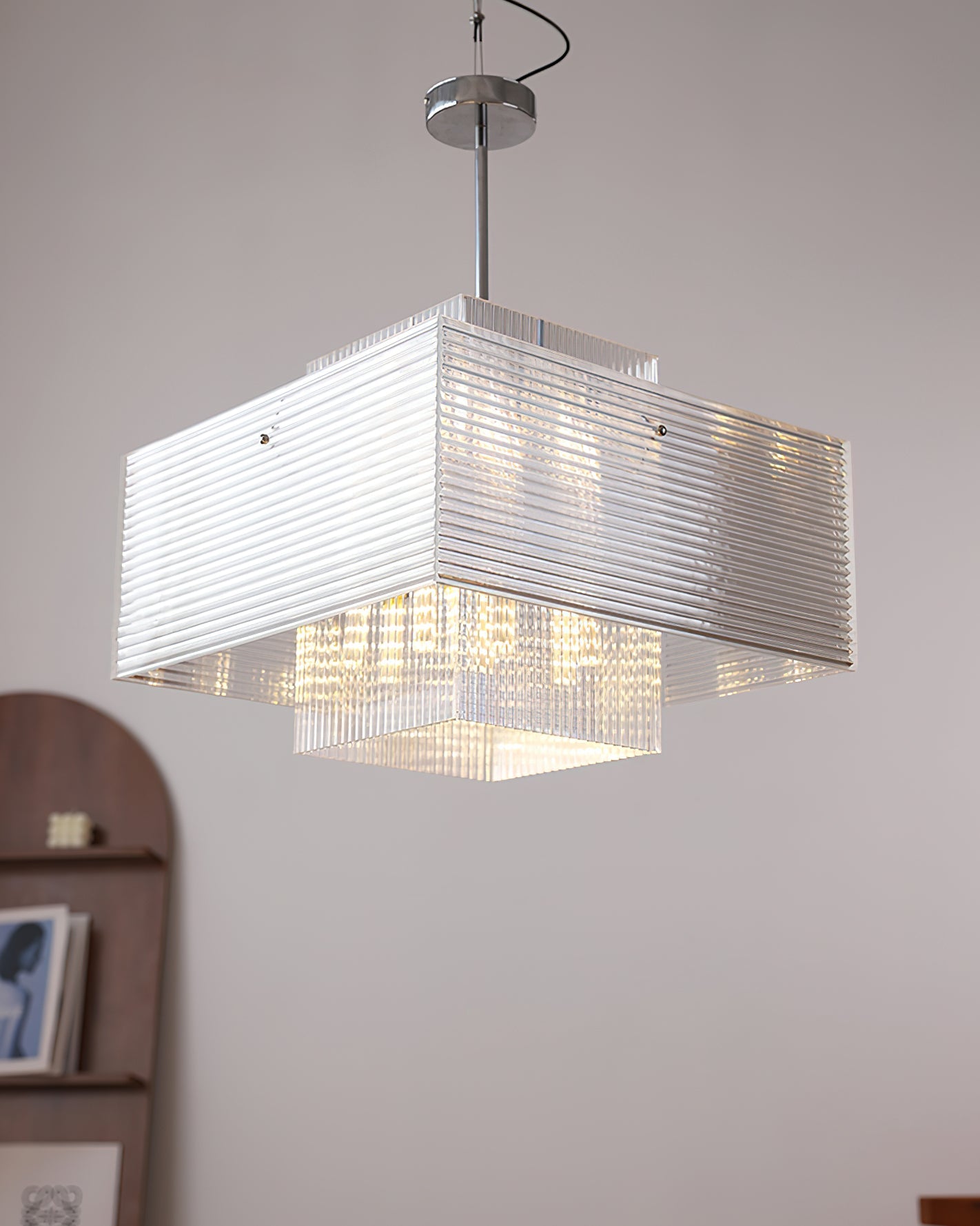 Brenna Glass Chandelier