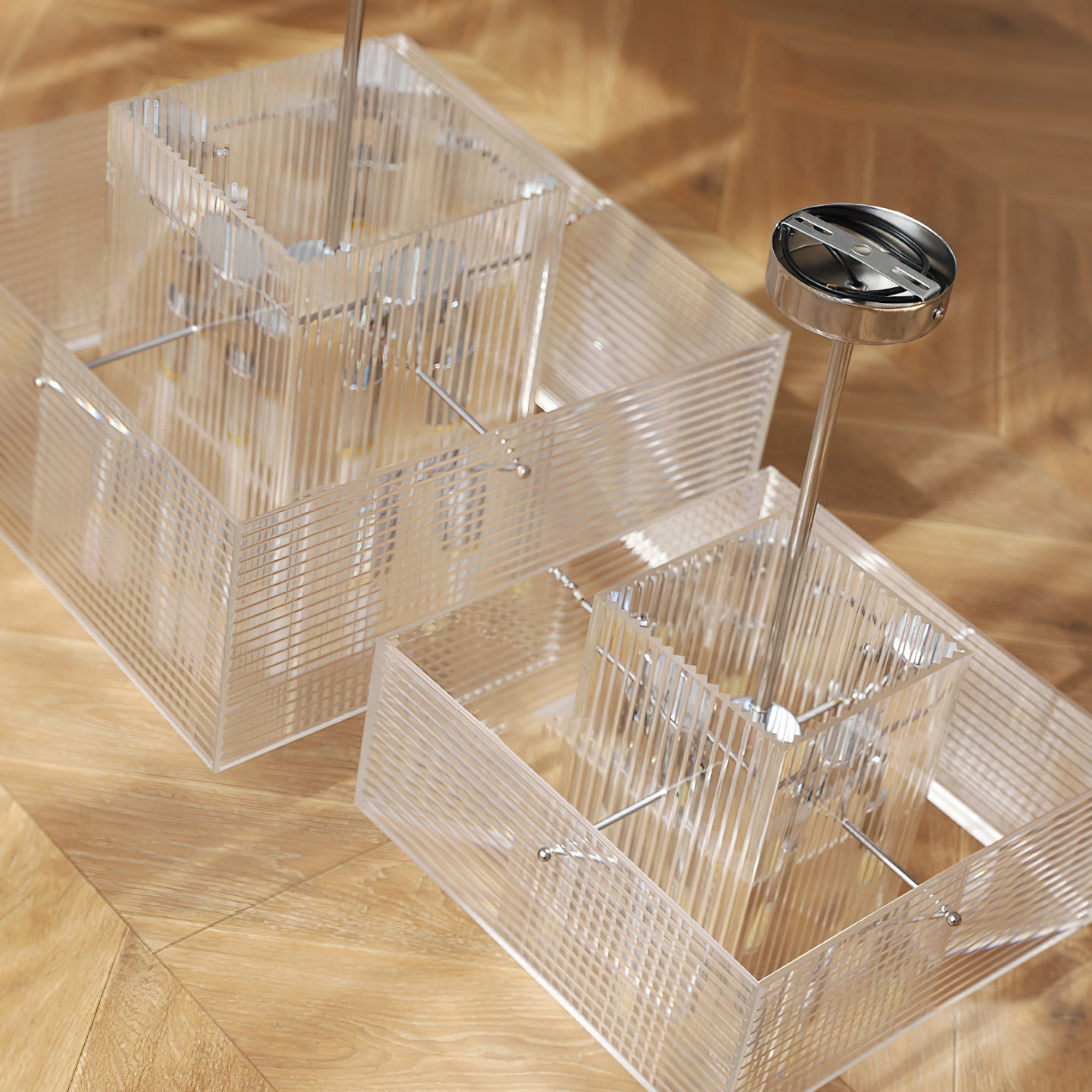 Brenna Glass Chandelier