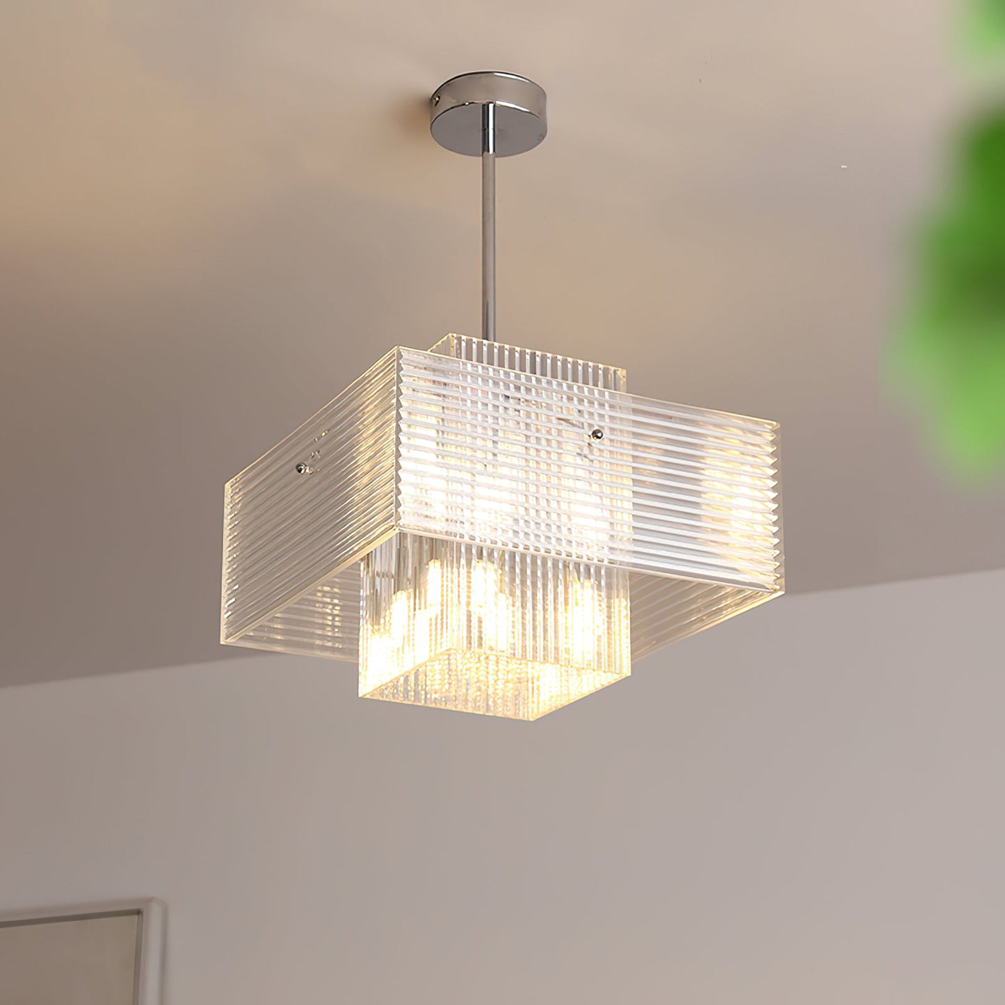 Brenna Glass Chandelier