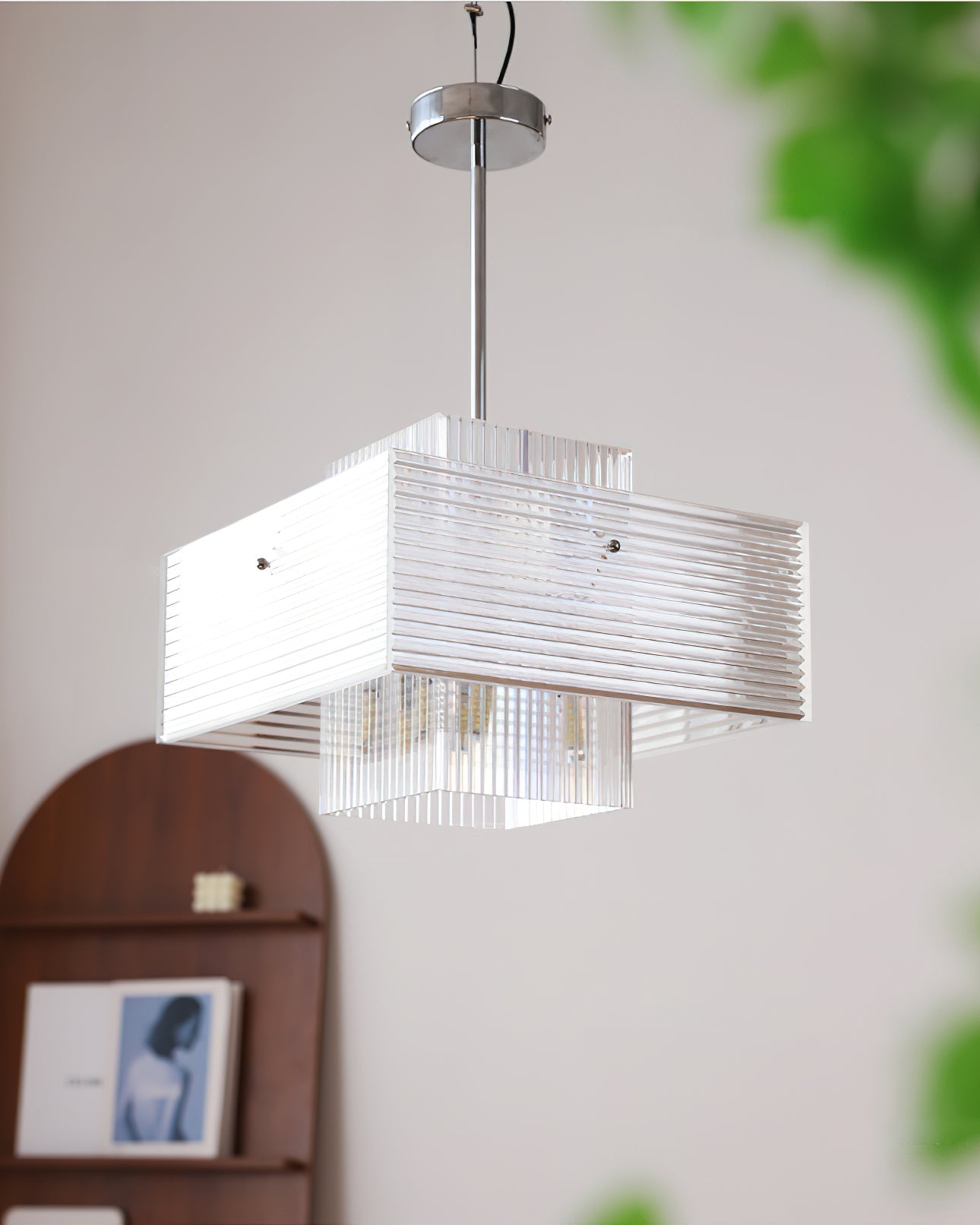 Brenna Glass Chandelier