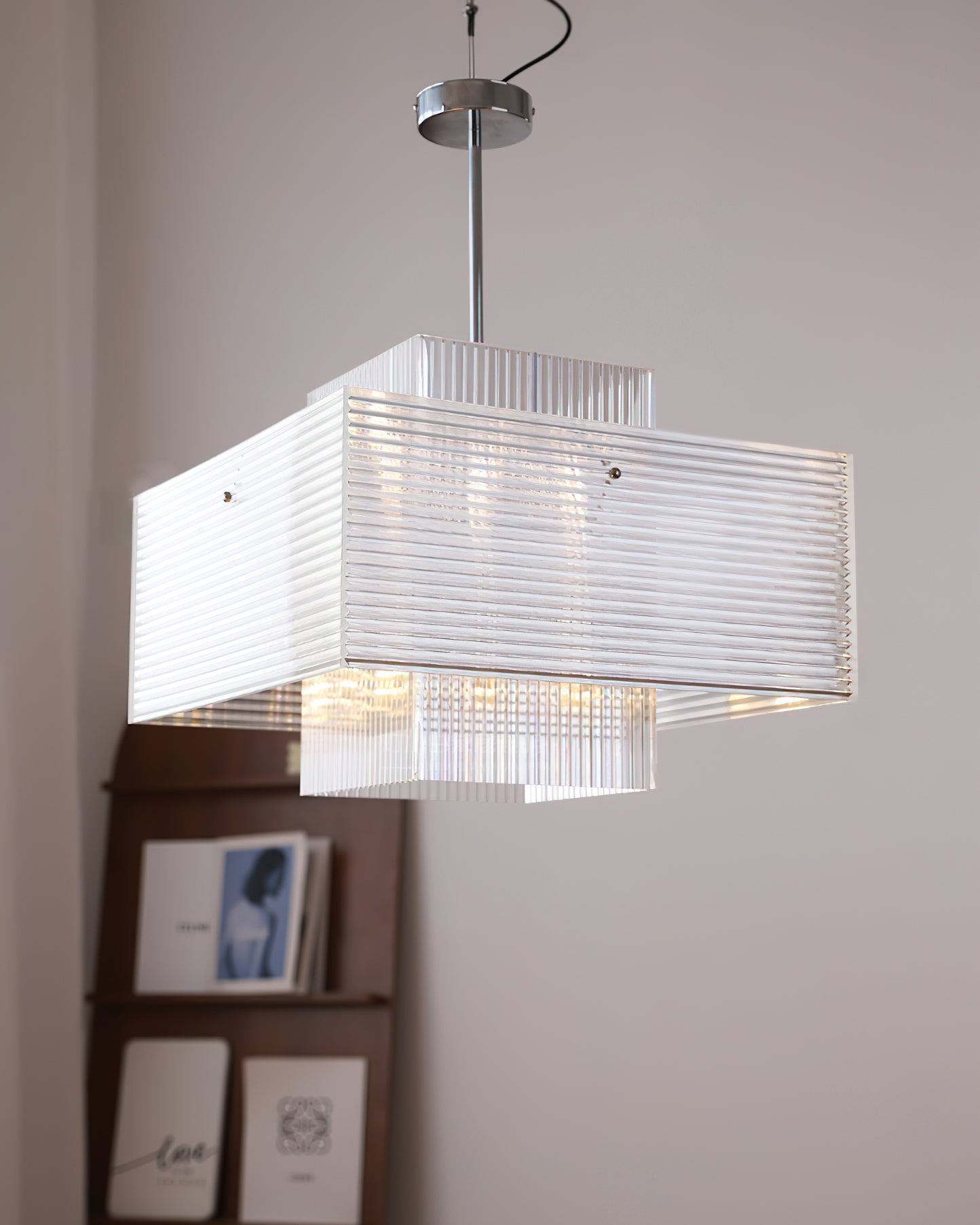 Brenna Glass Chandelier