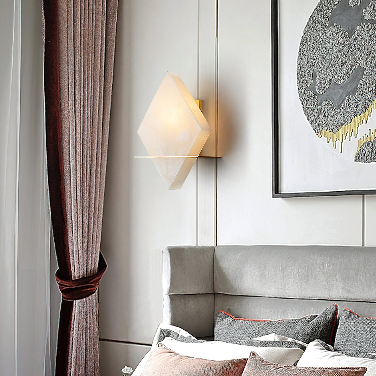 Brockton Alabaster Wall Lamp