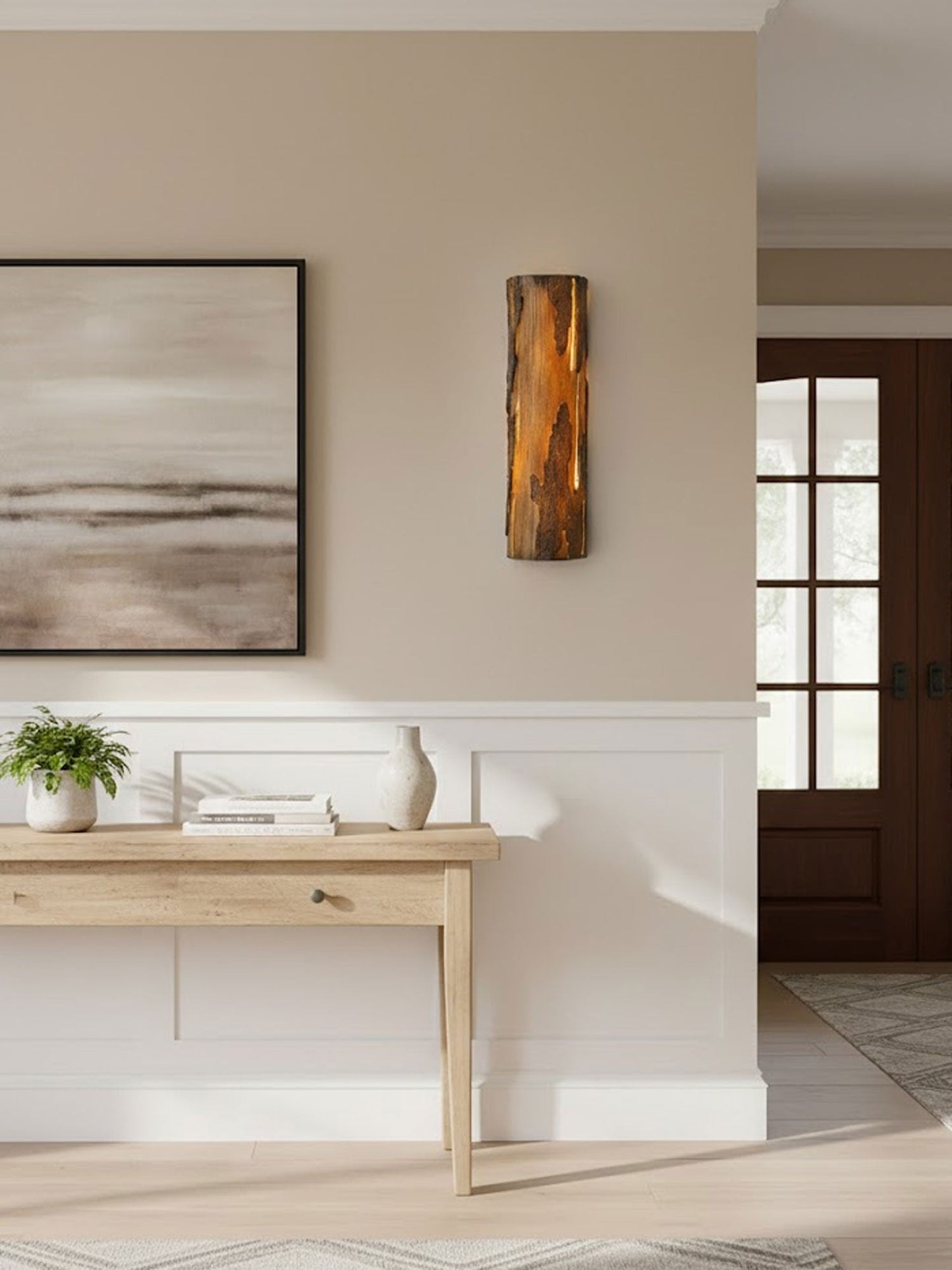 Broken Bark Wall Light