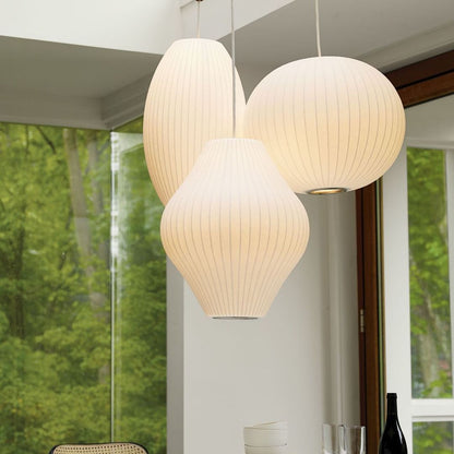 Élise Mulberry Silk Pendant Lamp