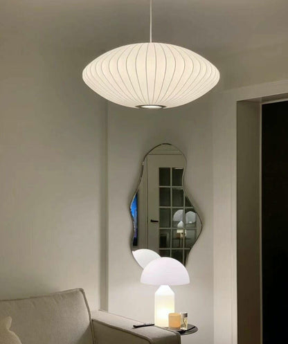 Élise Mulberry Silk Pendant Lamp