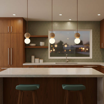 Camille Travertine Pendant Light