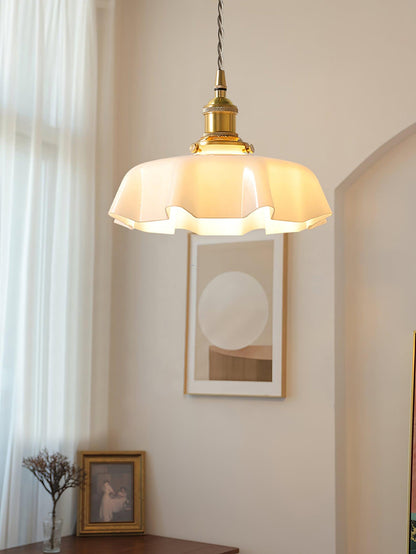 French Flower Pendant Swag Light