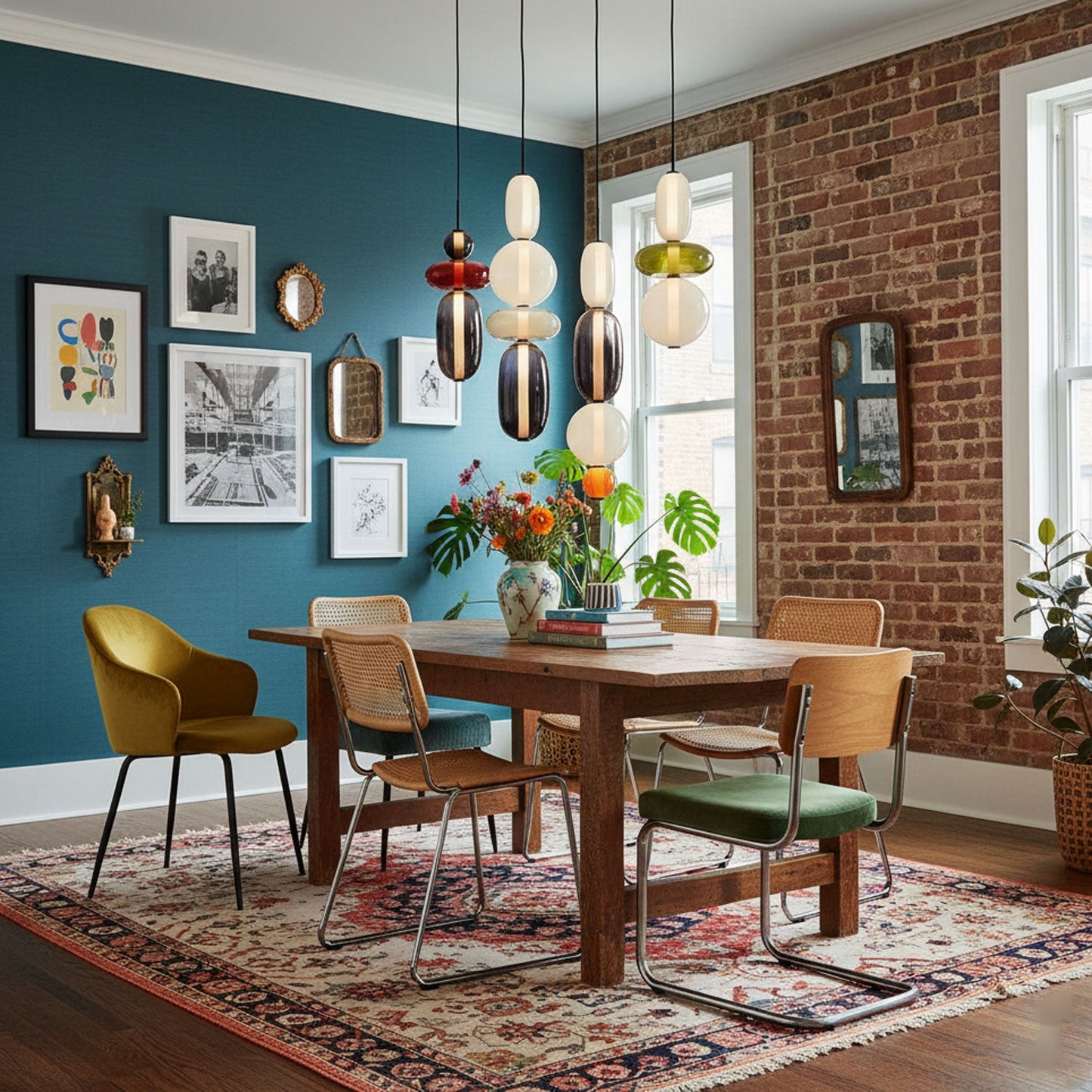 Madeleine Glass Pendant Light