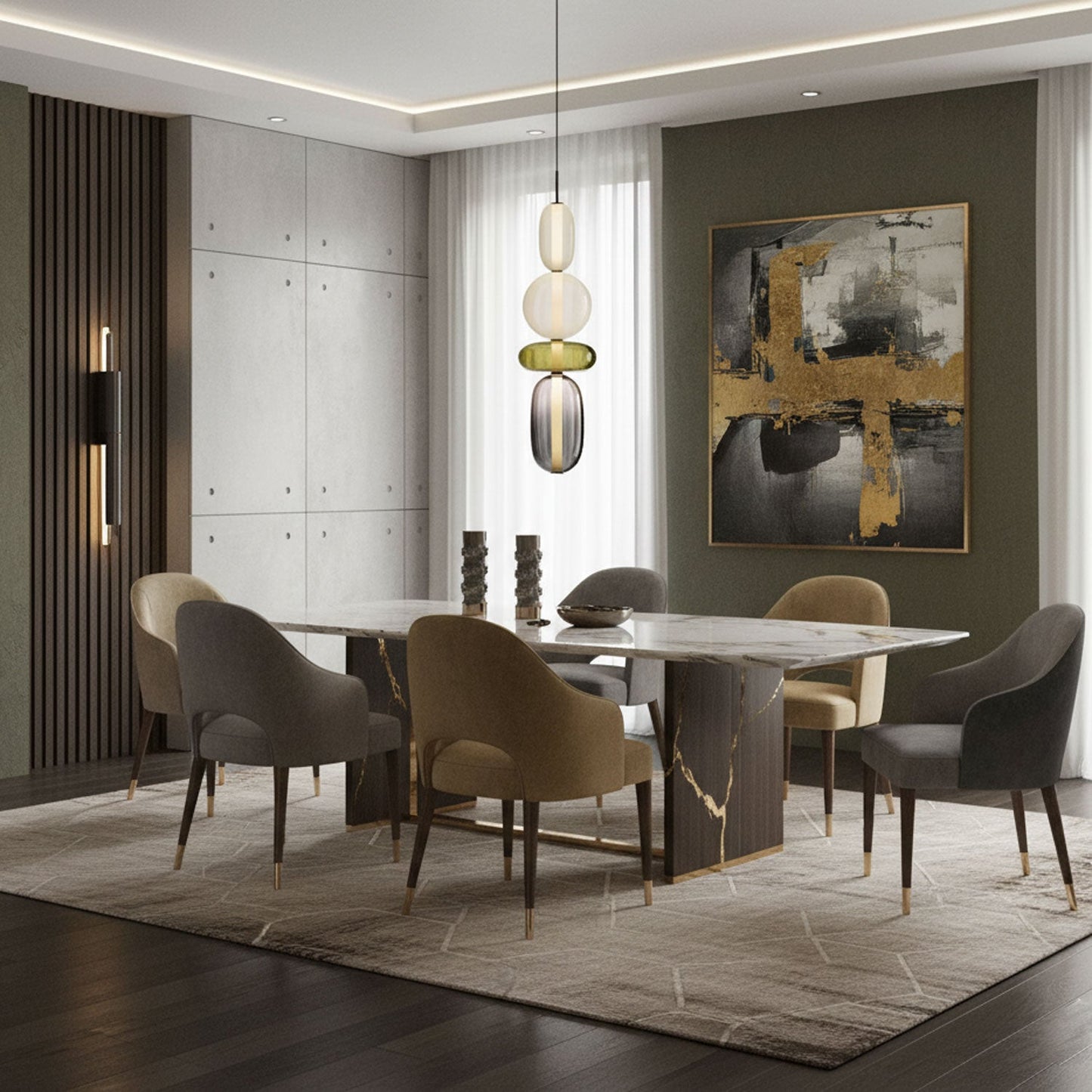 Madeleine Glass Pendant Light