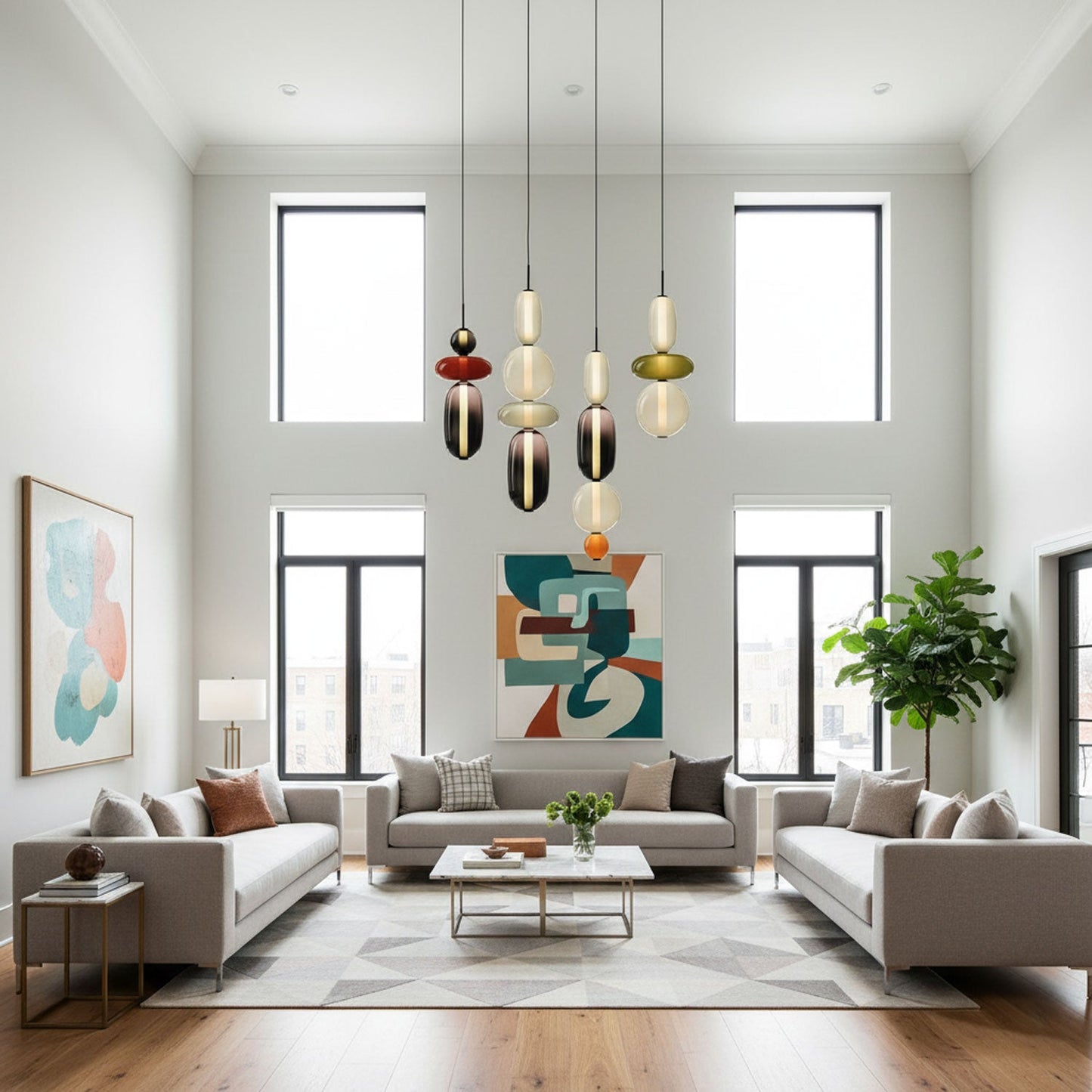 Madeleine Glass Pendant Light