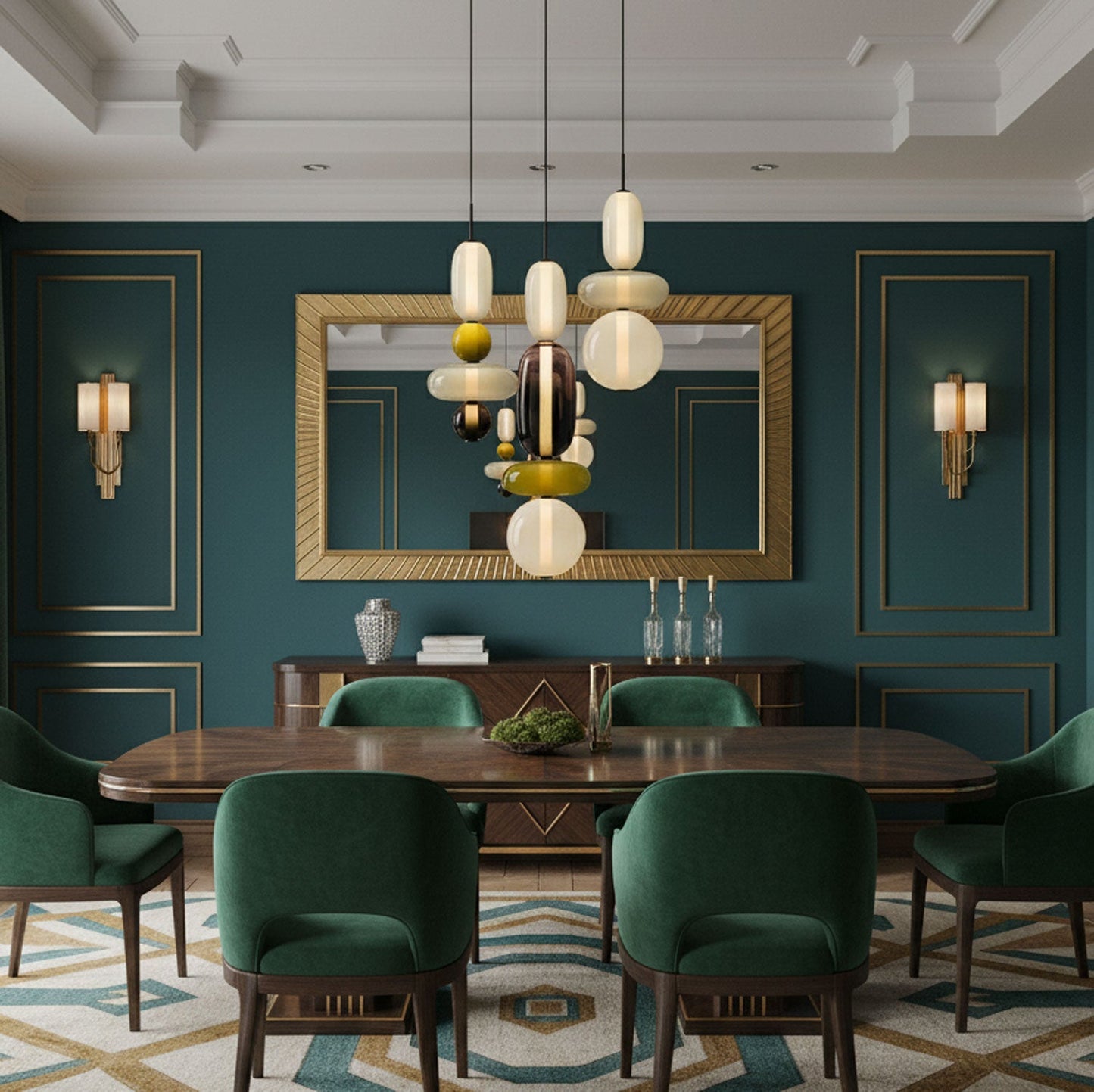 Madeleine Glass Pendant Light