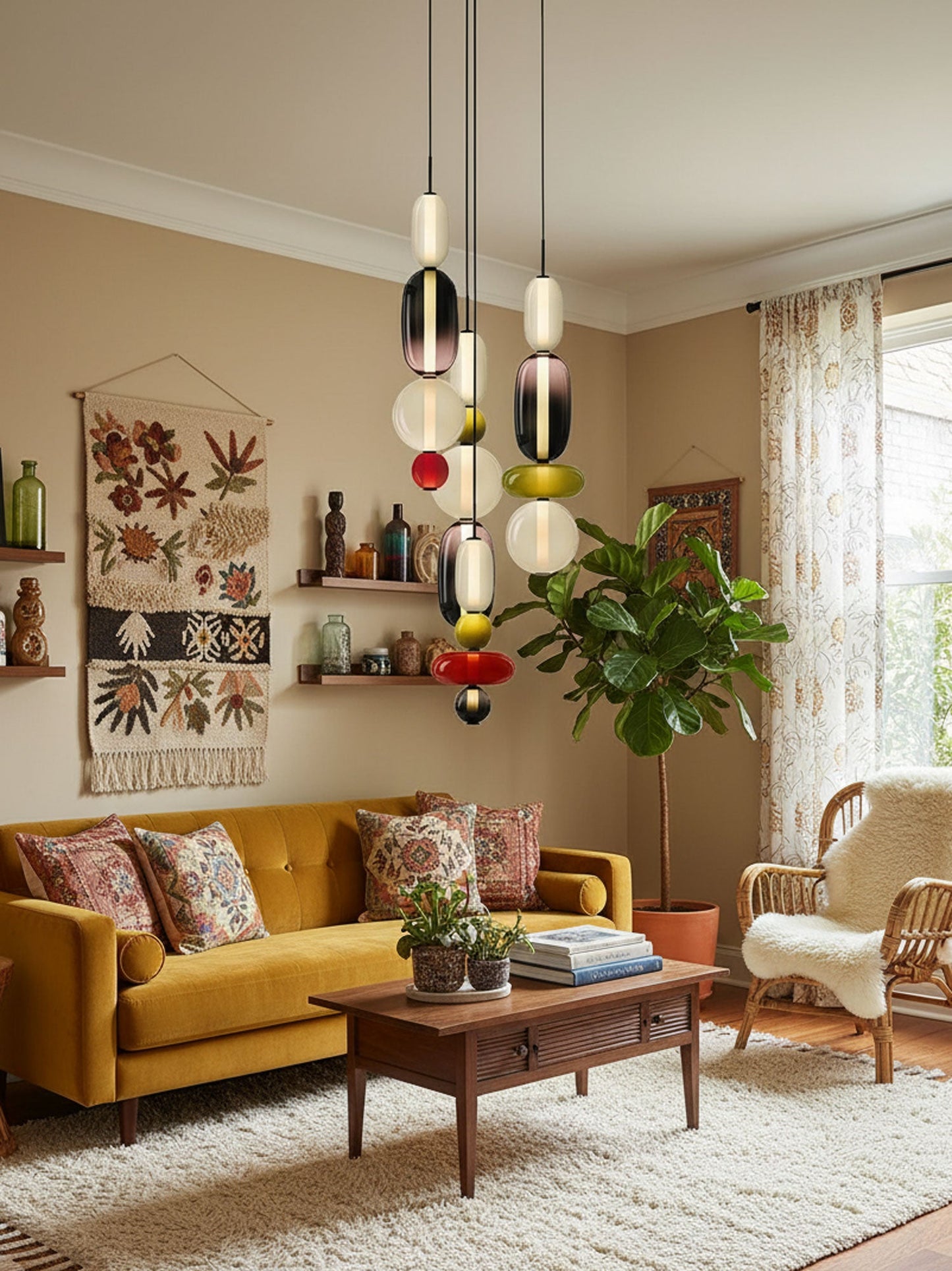 Madeleine Glass Pendant Light