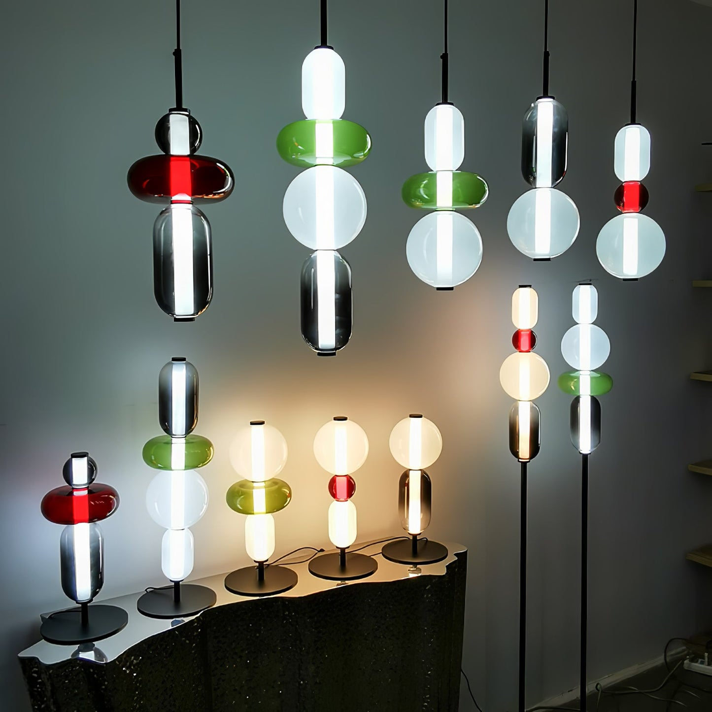 Madeleine Glass Pendant Light