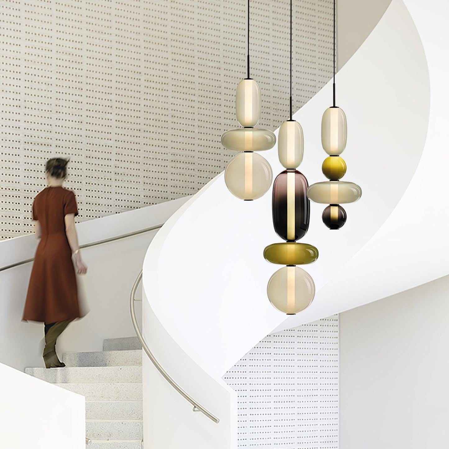 Madeleine Glass Pendant Light
