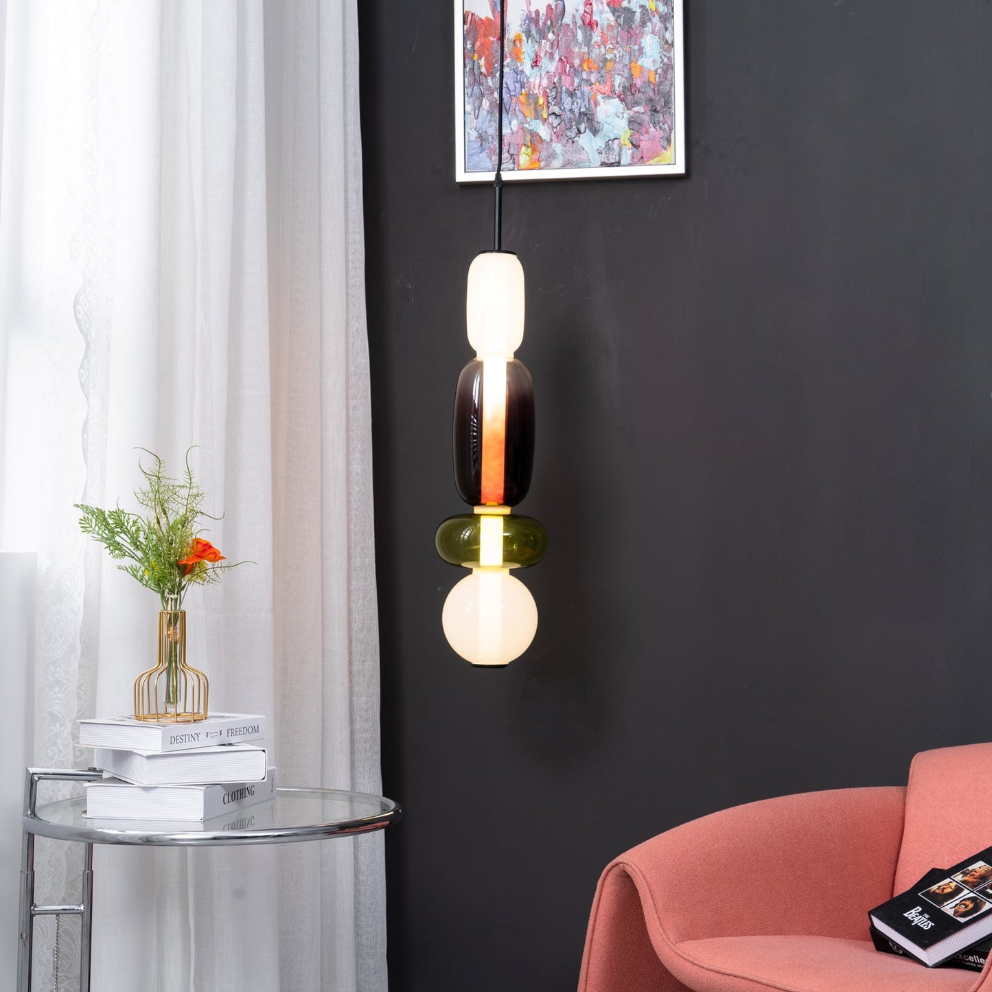 Madeleine Glass Pendant Light