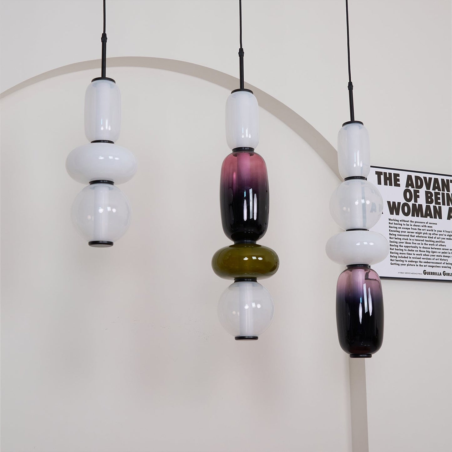 Madeleine Glass Pendant Light