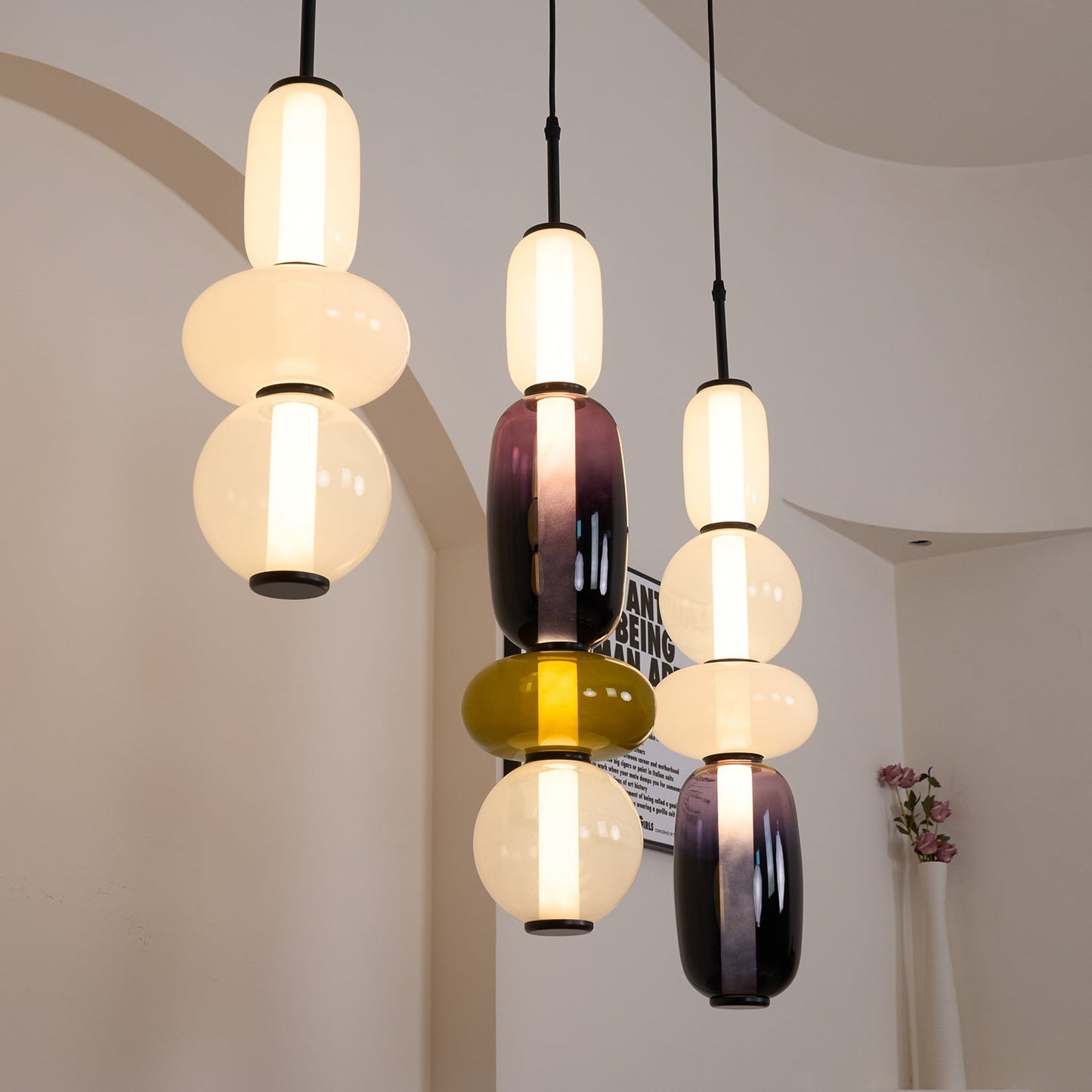 Madeleine Glass Pendant Light