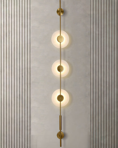 Carlyle Vertical Alabaster Wall Lamp