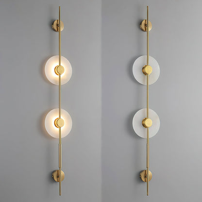 Carlyle Vertical Alabaster Wall Lamp