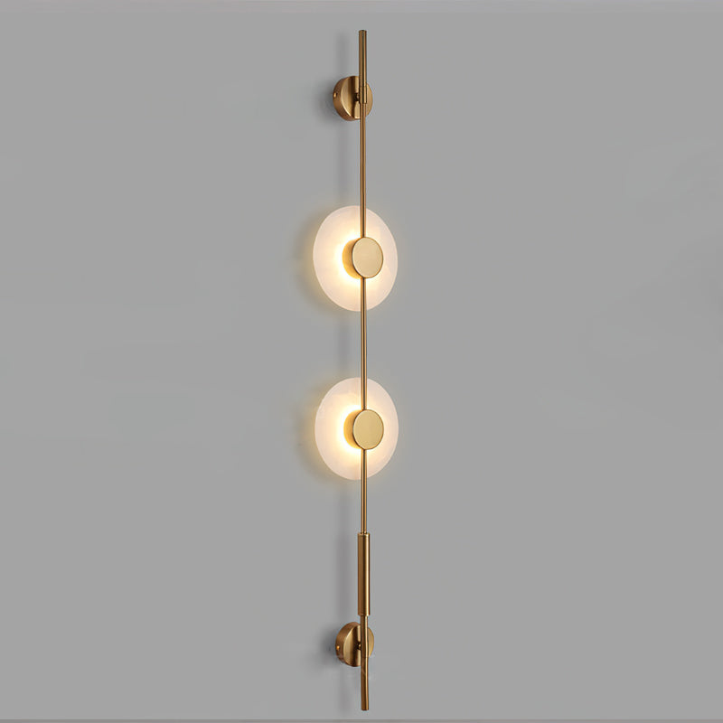 Carlyle Vertical Alabaster Wall Lamp